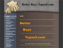 Tablet Screenshot of betterbuystopsoil.com